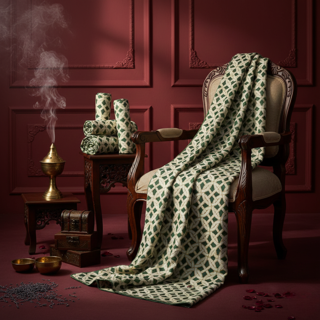 3 Cotton - Printed Fabric - Geometric Pattern - For Women Dress - Image 3