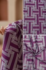 ⁦Elegant Cotton Printed Fabric Dress For Women⁩ - الصورة ⁦7⁩