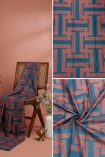 ⁦Elegant Cotton Printed Fabric Dress For Women⁩ - الصورة ⁦8⁩