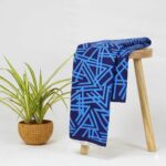 ⁦Geometric Print Cotton Fabric Dress For Women⁩ - الصورة ⁦3⁩